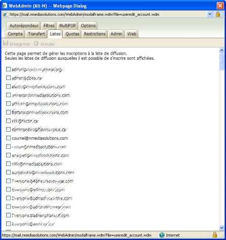 Liste de diffusion