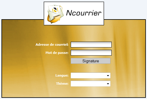 Connexion NCourrier