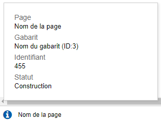 Nom de la page