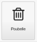 Nouvel icône de la poubelle